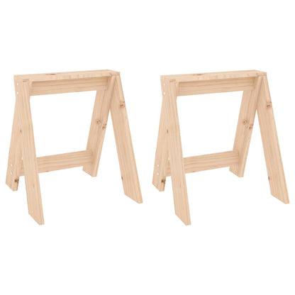 Sgabelli 2 pz 40x40x45 cm in Legno Massello di Pino