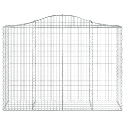 Cesto Gabbione ad Arco 200x50x140/160 cm Ferro Zincato
