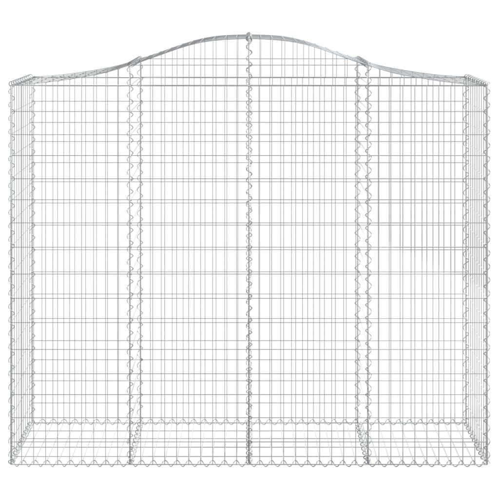 Cesto Gabbione ad Arco 200x50x160/180 cm Ferro Zincato