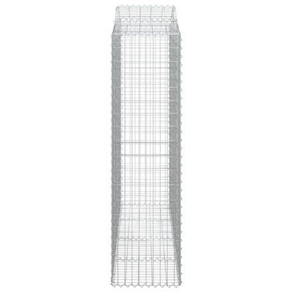 Cesto Gabbione ad Arco 200x50x180/200 cm Ferro Zincato