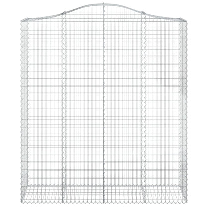 Cesto Gabbione ad Arco 200x50x220/240 cm Ferro Zincato