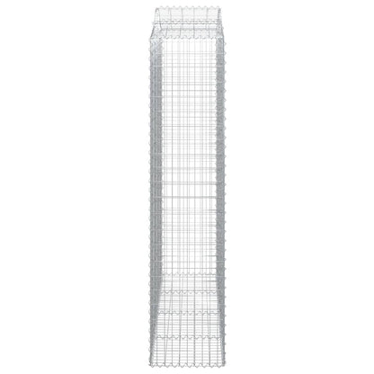 Cesto Gabbione ad Arco 200x50x220/240 cm Ferro Zincato