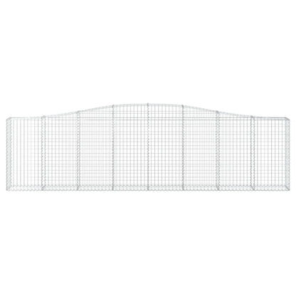 Cesto Gabbione ad Arco 400x30x100/120 cm Ferro Zincato