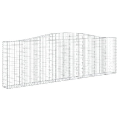 Cesto Gabbione ad Arco 400x30x120/140 cm Ferro Zincato