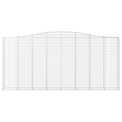 Cesto Gabbione ad Arco 400x30x180/200 cm Ferro Zincato