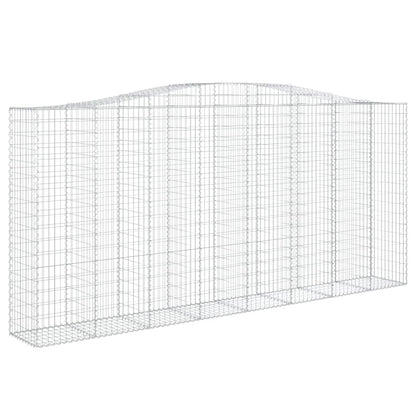 Cesto Gabbione ad Arco 400x50x180/200 cm Ferro Zincato