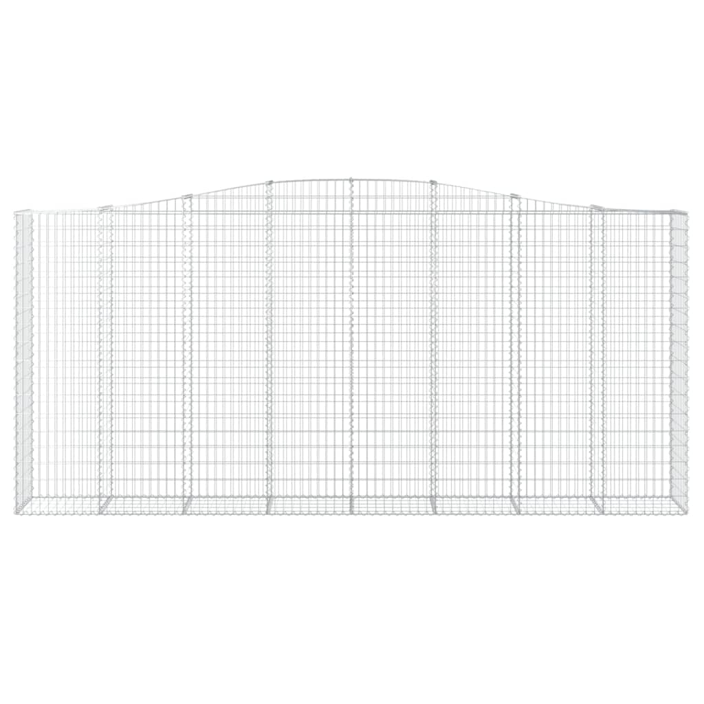Cesto Gabbione ad Arco 400x50x180/200 cm Ferro Zincato