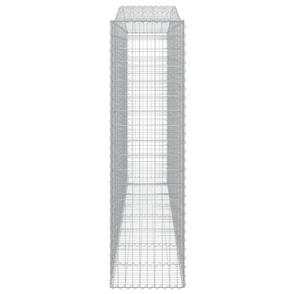 Cesto Gabbione ad Arco 400x50x180/200 cm Ferro Zincato
