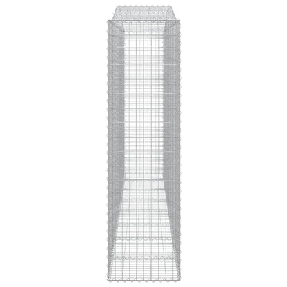 Cesto Gabbione ad Arco 400x50x180/200 cm Ferro Zincato