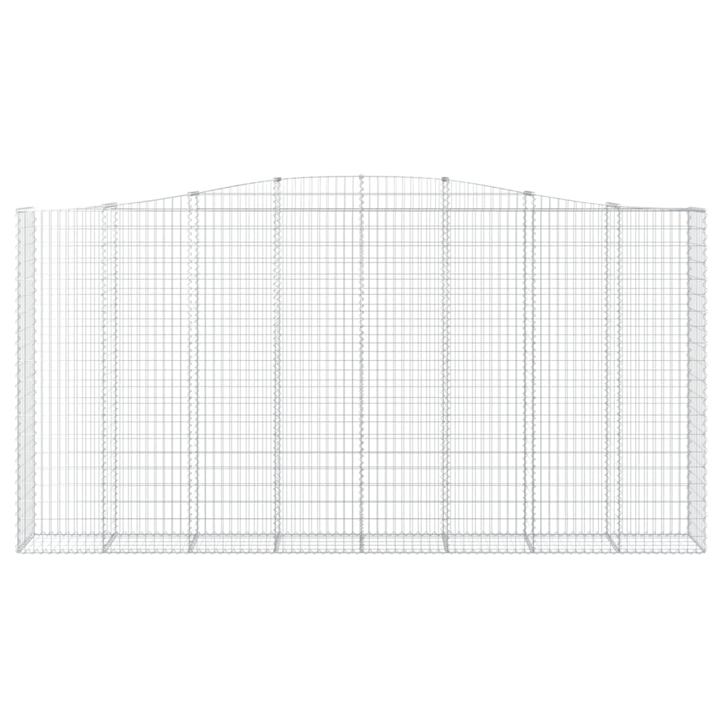 Cesto Gabbione ad Arco 400x50x200/220 cm Ferro Zincato
