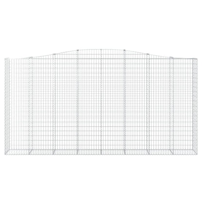 Cesto Gabbione ad Arco 400x50x200/220 cm Ferro Zincato