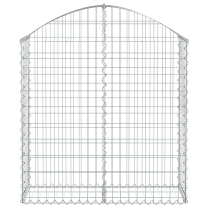 Cesto Gabbione ad Arco 100x30x100/120 cm Ferro Zincato