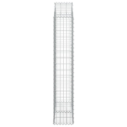 Cesto Gabbione ad Arco 100x30x160/180 cm Ferro Zincato