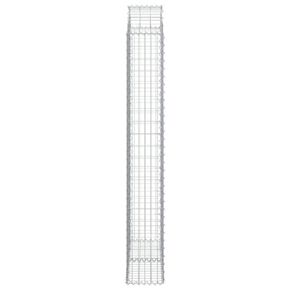 Cesto Gabbione ad Arco 100x30x200/220 cm Ferro Zincato