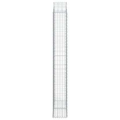 Cesto Gabbione ad Arco 100x30x220/240 cm Ferro Zincato