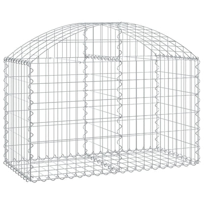 Cesto Gabbione ad Arco 100x50x60/80 cm Ferro Zincato