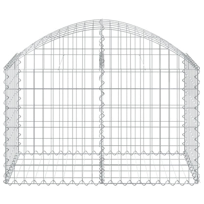 Cesto Gabbione ad Arco 100x50x60/80 cm Ferro Zincato