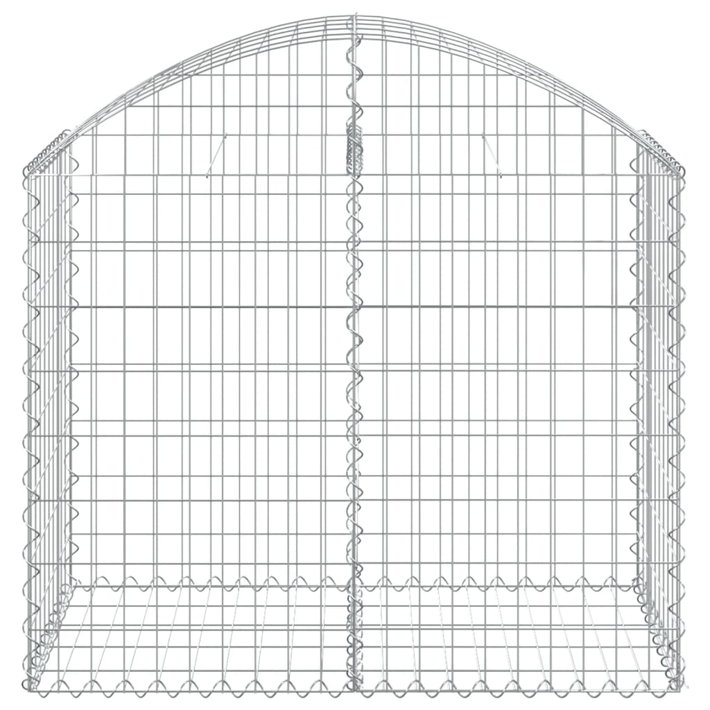 Cesto Gabbione ad Arco 100x50x80/100 cm Ferro Zincato