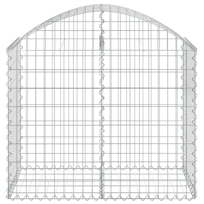 Cesto Gabbione ad Arco 100x50x80/100 cm Ferro Zincato