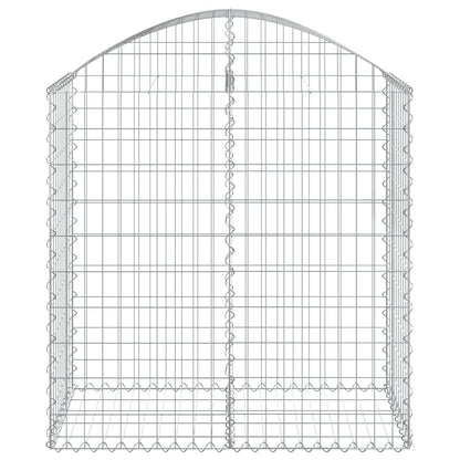Cesto Gabbione ad Arco 100x50x100/120 cm Ferro Zincato