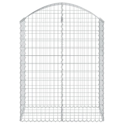 Cesto Gabbione ad Arco 100x50x120/140 cm Ferro Zincato