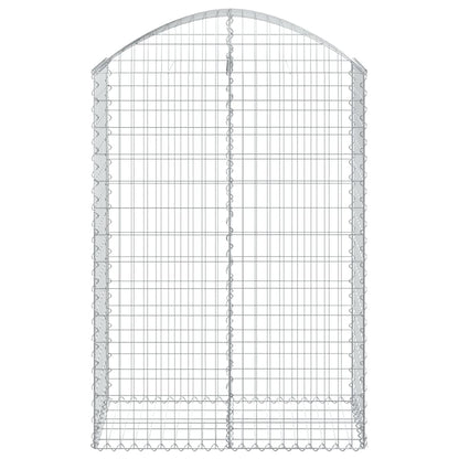 Cesto Gabbione ad Arco 100x50x140/160 cm Ferro Zincato