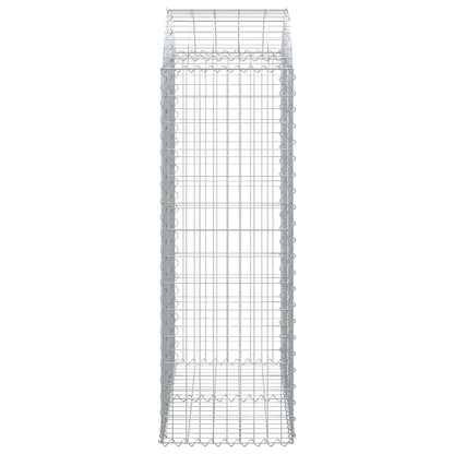 Cesto Gabbione ad Arco 100x50x140/160 cm Ferro Zincato