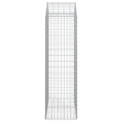 Cesto Gabbione ad Arco 100x50x160/180 cm Ferro Zincato