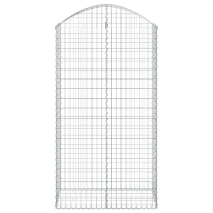Cesto Gabbione ad Arco 100x50x180/200 cm Ferro Zincato