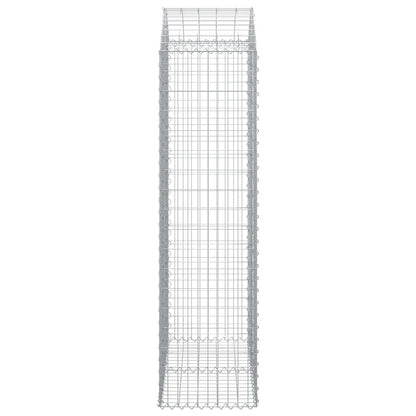 Cesto Gabbione ad Arco 100x50x180/200 cm Ferro Zincato