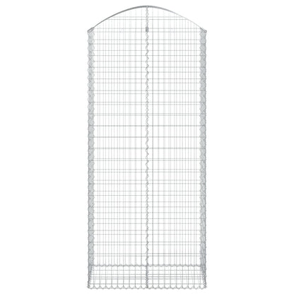 Cesto Gabbione ad Arco 100x50x220/240 cm Ferro Zincato
