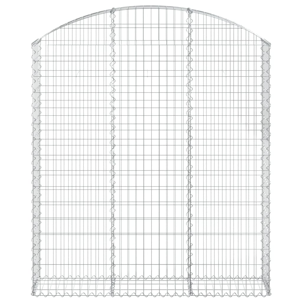 Cesto Gabbione ad Arco 150x30x160/180 cm Ferro Zincato