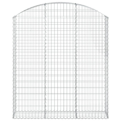 Cesto Gabbione ad Arco 150x30x160/180 cm Ferro Zincato