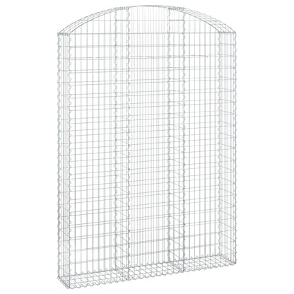Cesto Gabbione ad Arco 150x30x200/220 cm Ferro Zincato