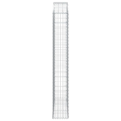 Cesto Gabbione ad Arco 150x30x200/220 cm Ferro Zincato