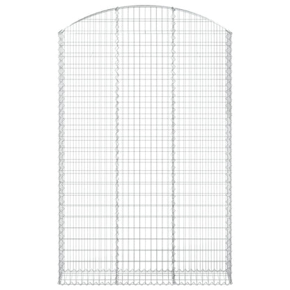 Cesto Gabbione ad Arco 150x30x220/240 cm Ferro Zincato