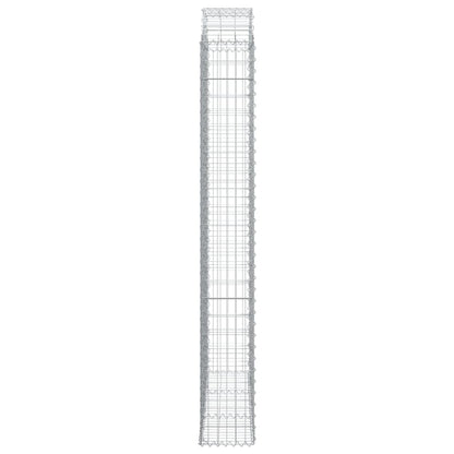 Cesto Gabbione ad Arco 150x30x220/240 cm Ferro Zincato