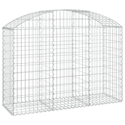 Cesto Gabbione ad Arco 150x50x100/120 cm Ferro Zincato