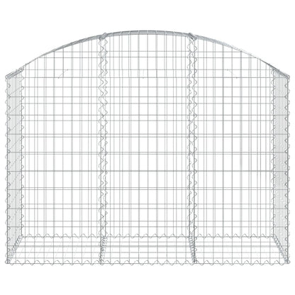 Cesto Gabbione ad Arco 150x50x100/120 cm Ferro Zincato