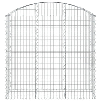 Cesto Gabbione ad Arco 150x50x140/160 cm Ferro Zincato