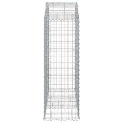 Cesto Gabbione ad Arco 150x50x140/160 cm Ferro Zincato