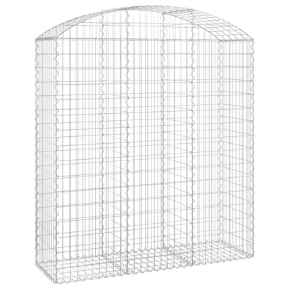 Cesto Gabbione ad Arco 150x50x160/180 cm in Ferro Zincato