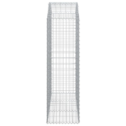 Cesto Gabbione ad Arco 150x50x160/180 cm in Ferro Zincato
