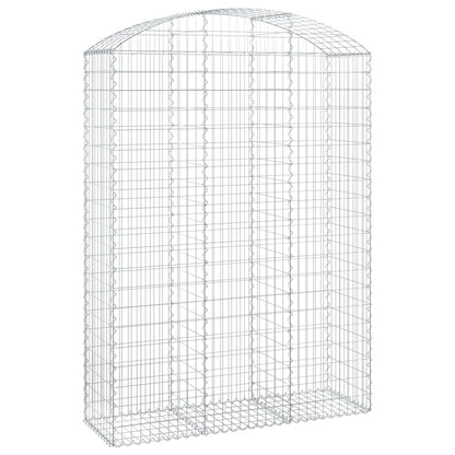 Cesto Gabbione ad Arco 150x50x200/220 cm Ferro Zincato