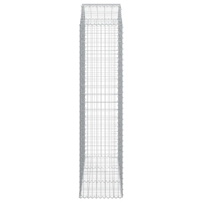 Cesto Gabbione ad Arco 150x50x200/220 cm Ferro Zincato