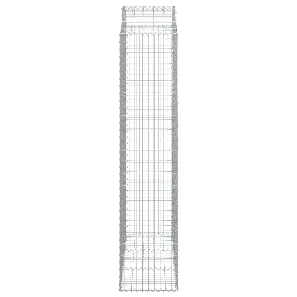 Cesto Gabbione ad Arco 150x50x220/240 cm Ferro Zincato
