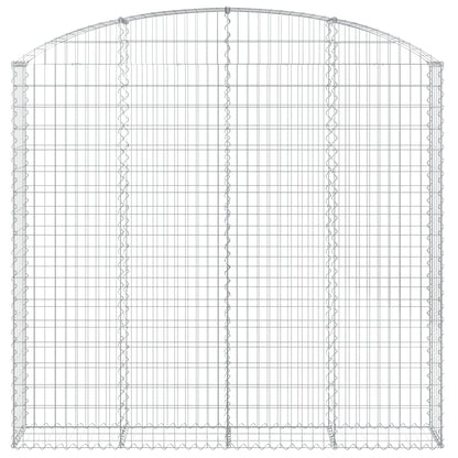 Cesto Gabbione ad Arco 200x30x180/200 cm Ferro Zincato