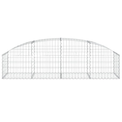 Cesto Gabbione ad Arco 200x50x40/60 cm Ferro Zincato