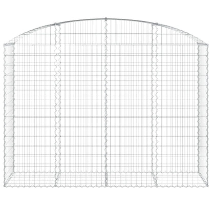 Cesto Gabbione ad Arco 200x50x140/160 cm Ferro Zincato