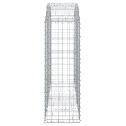 Cesto Gabbione ad Arco 200x50x140/160 cm Ferro Zincato
